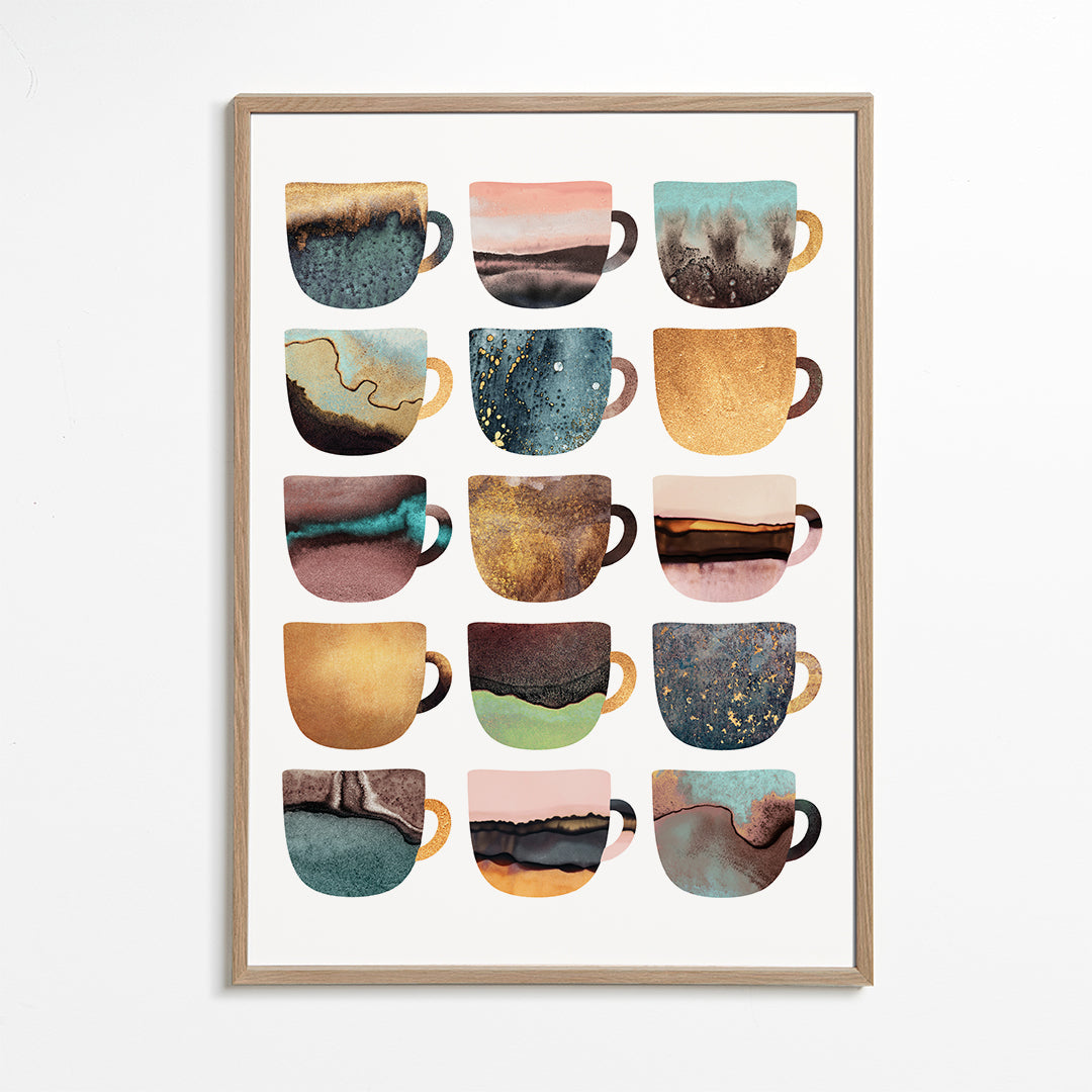 Pretty earthy coffee cups