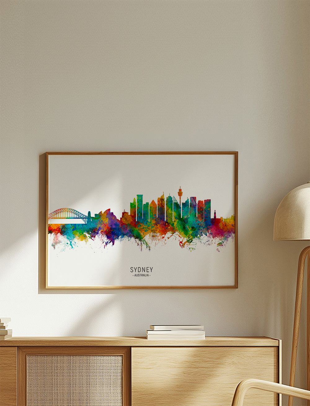 Sydney skyline multicoloré