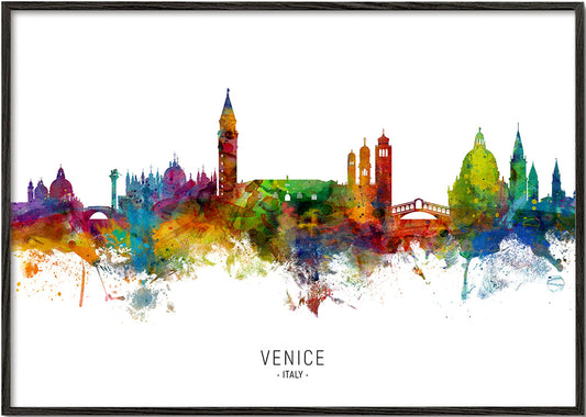 Venice skyline multicoloré