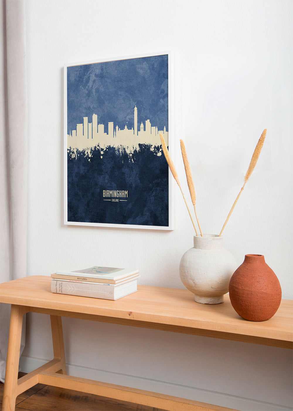 Birmingham skyline bleu