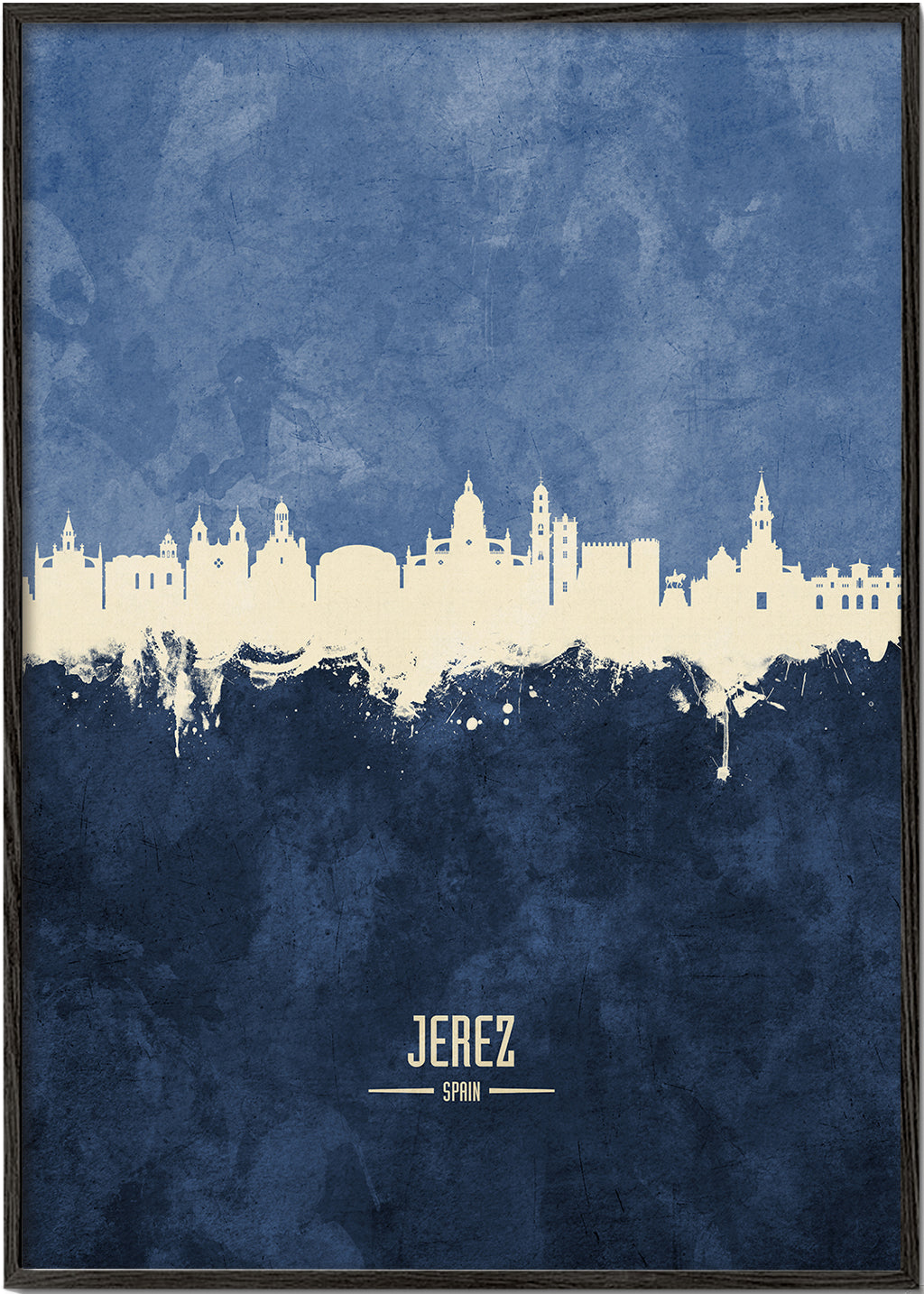 Jerez skyline bleu