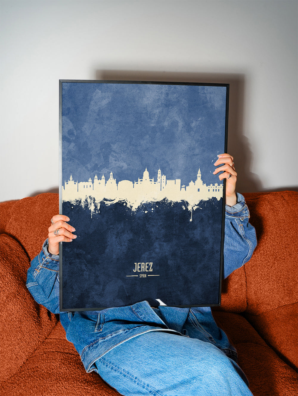 Jerez skyline bleu
