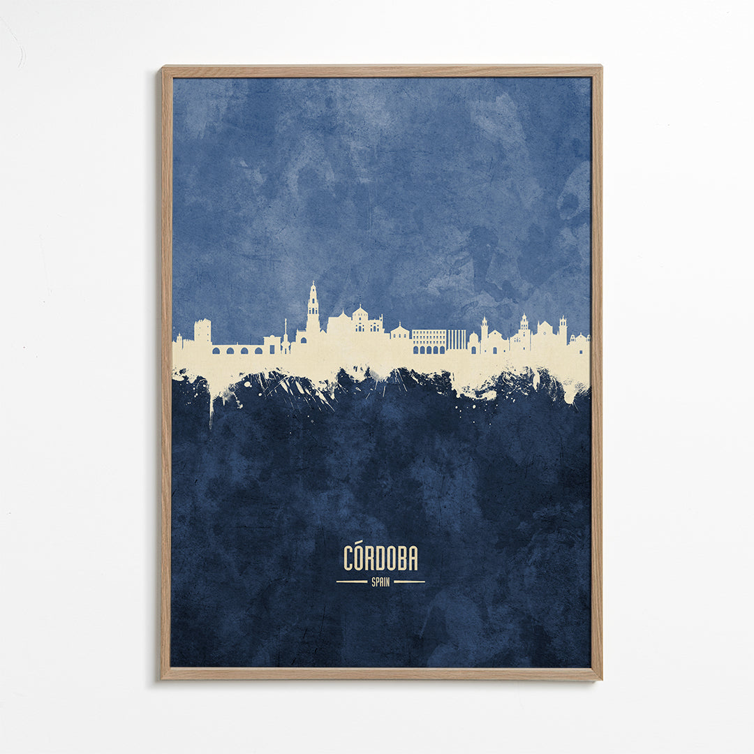 Córdoba skyline bleu