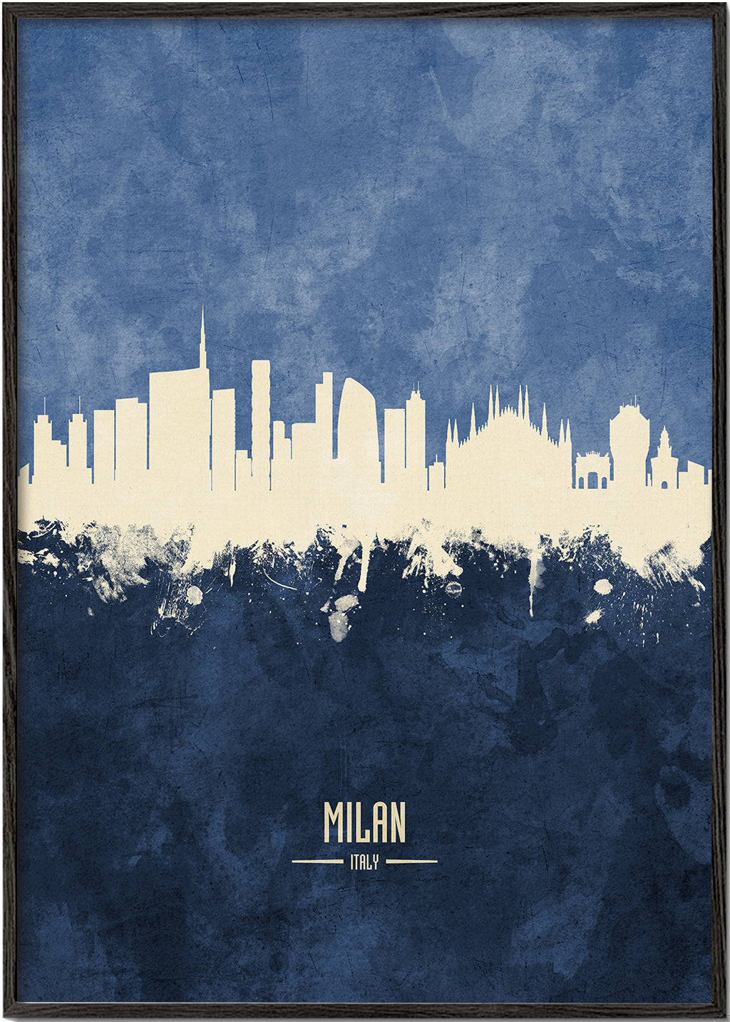 Milan skyline bleu