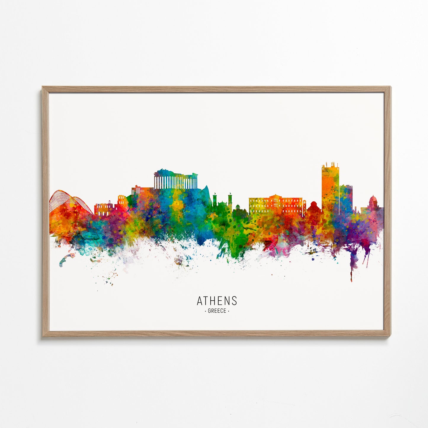 Athens Skyline multicolore