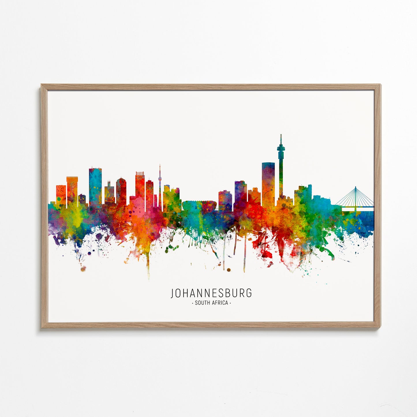Johannesburg Skyline multicolore
