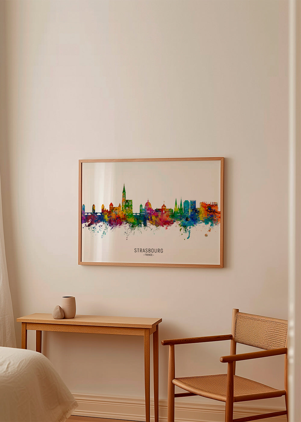 Strasbourg Skyline multicolore