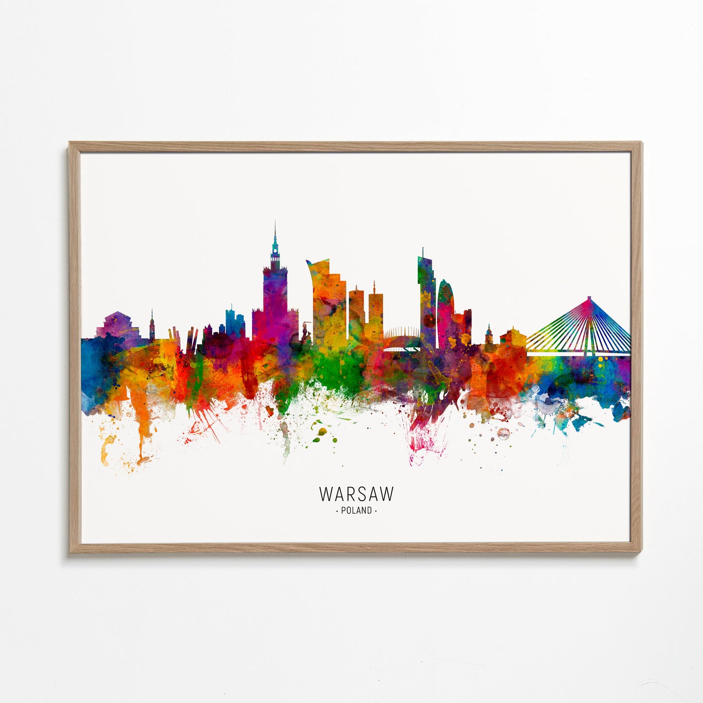Warsaw Skyline multicolore