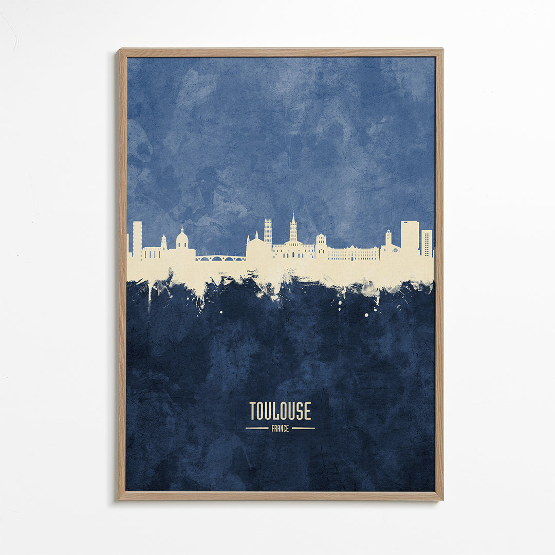 Toulouse Skyline bleu
