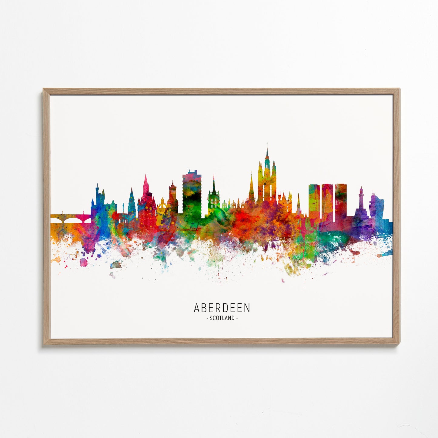 Aberdeen Skyline multicoloré