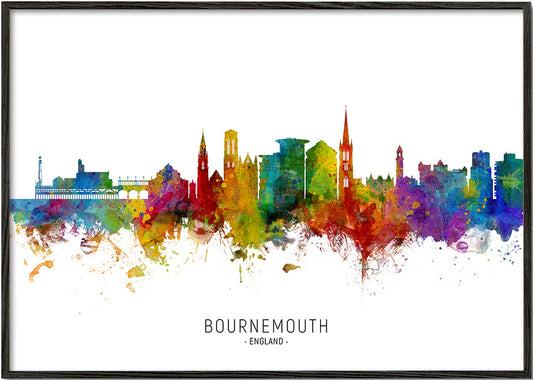 Bournemouth Skyline multicoloré