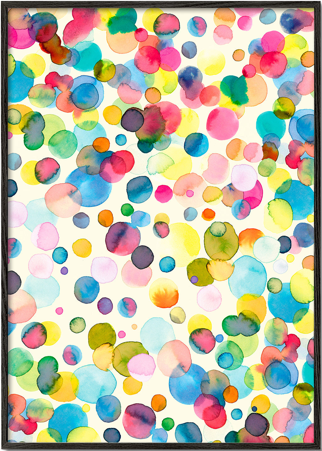 Colorful Big Watercolor Drops 2