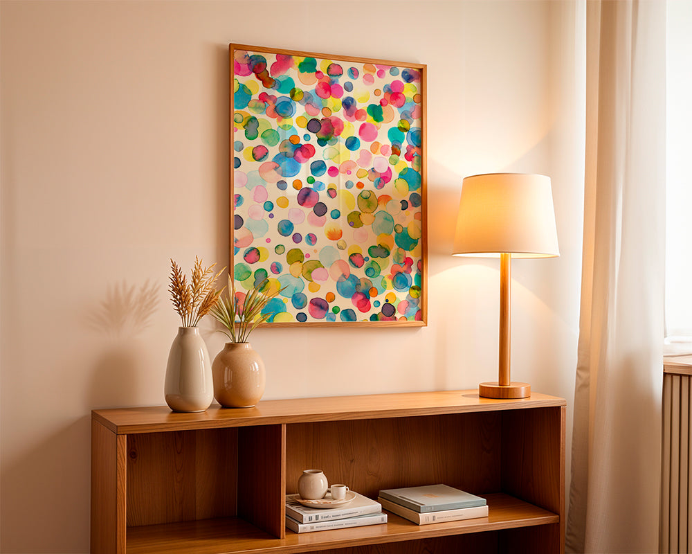 Colorful Big Watercolor Drops 2