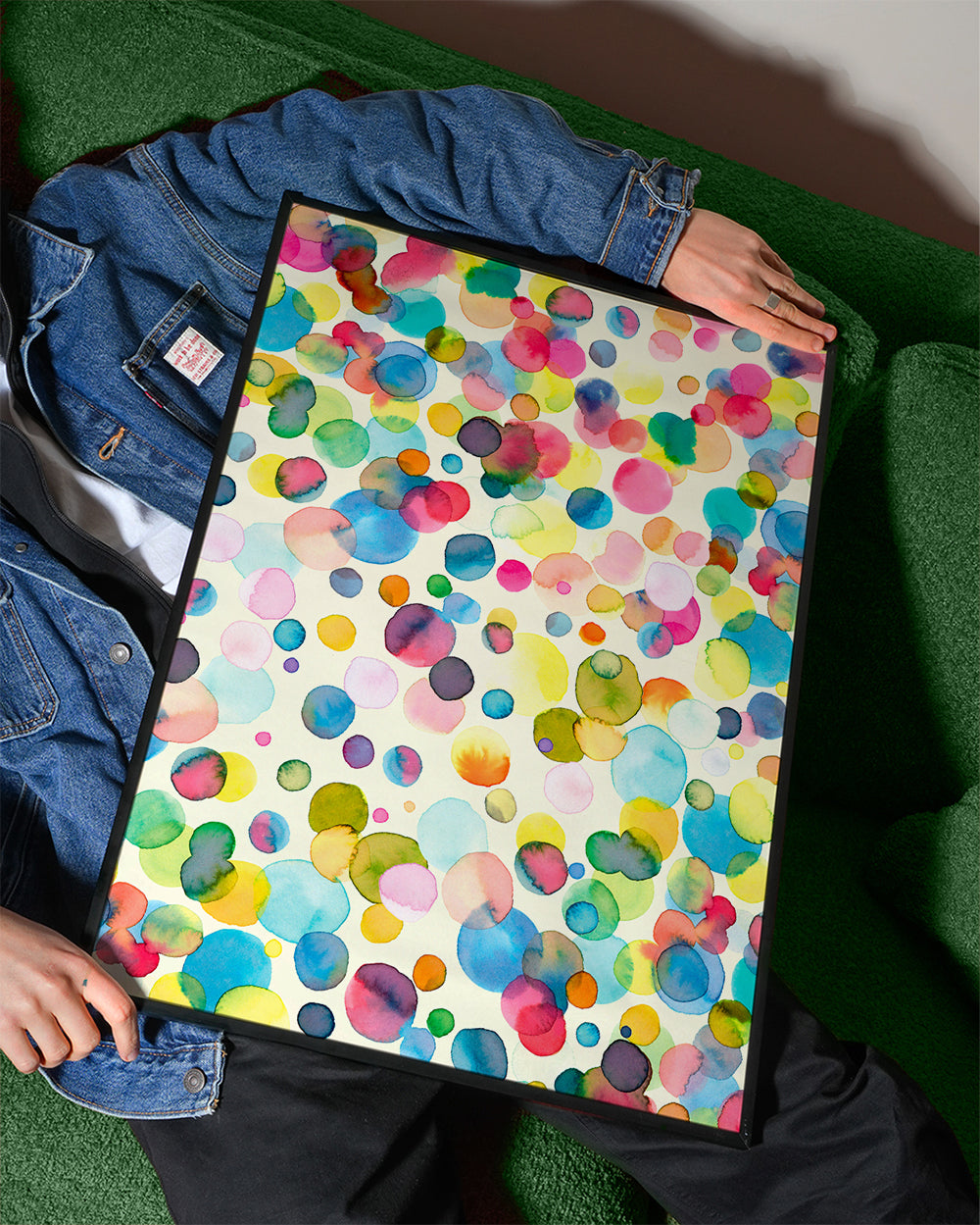 Colorful Big Watercolor Drops 2
