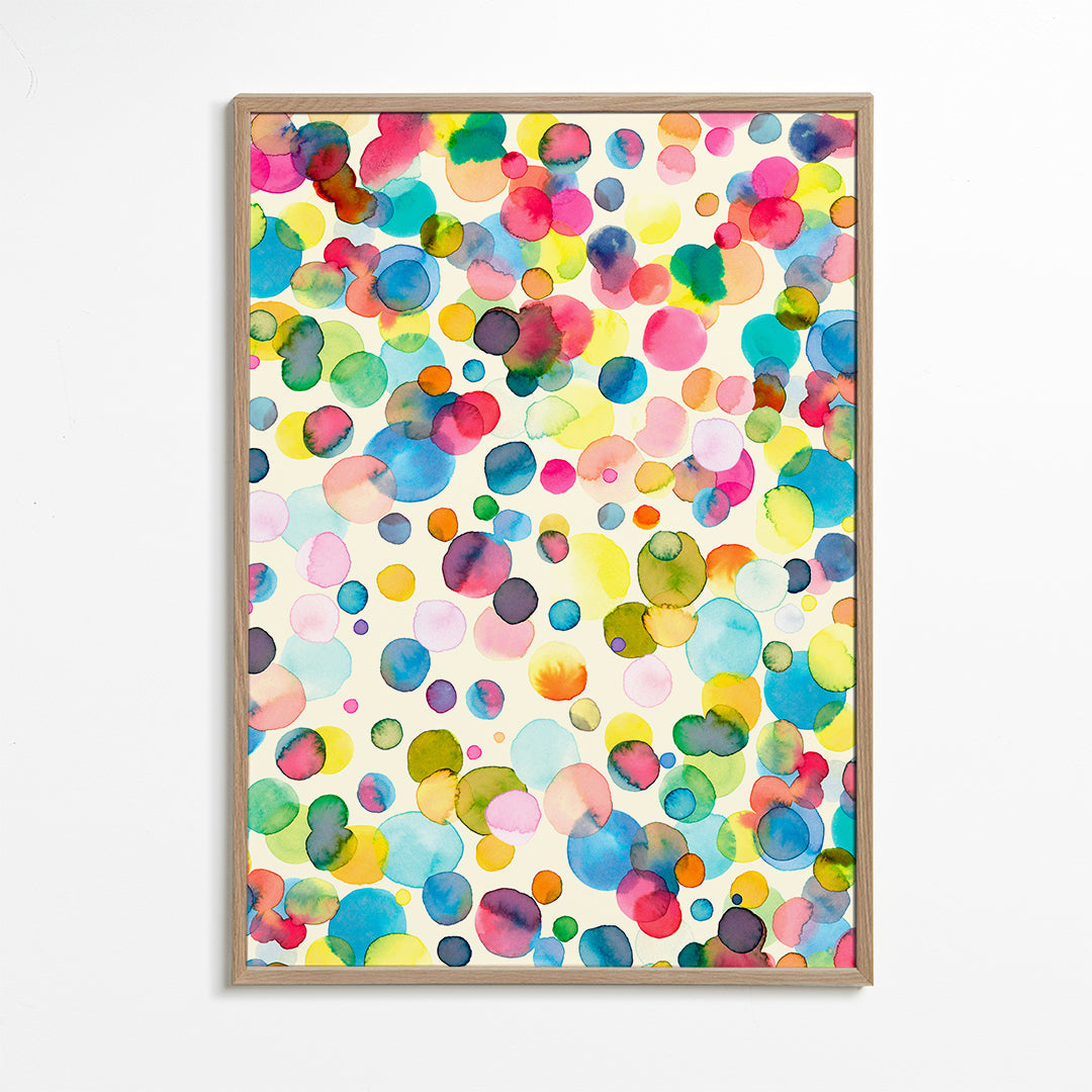 Colorful Big Watercolor Drops 2
