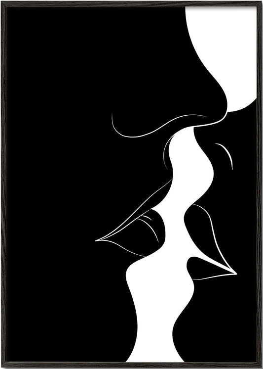 Just a little kiss black