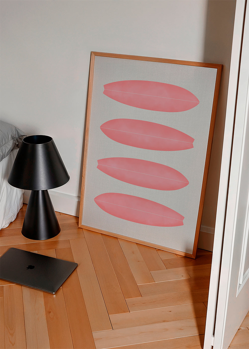 Surfboard in Pink