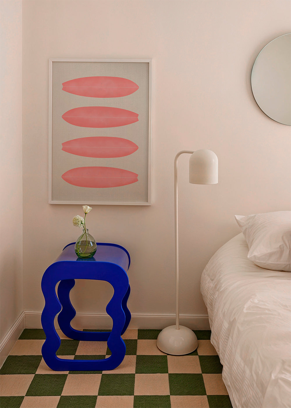 Surfboard in Pink