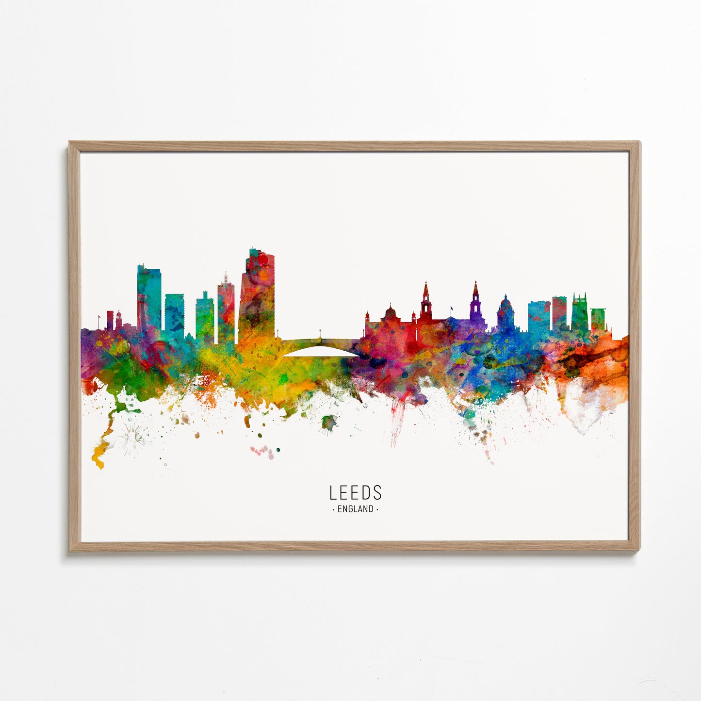 Leeds Skyline multicoloré