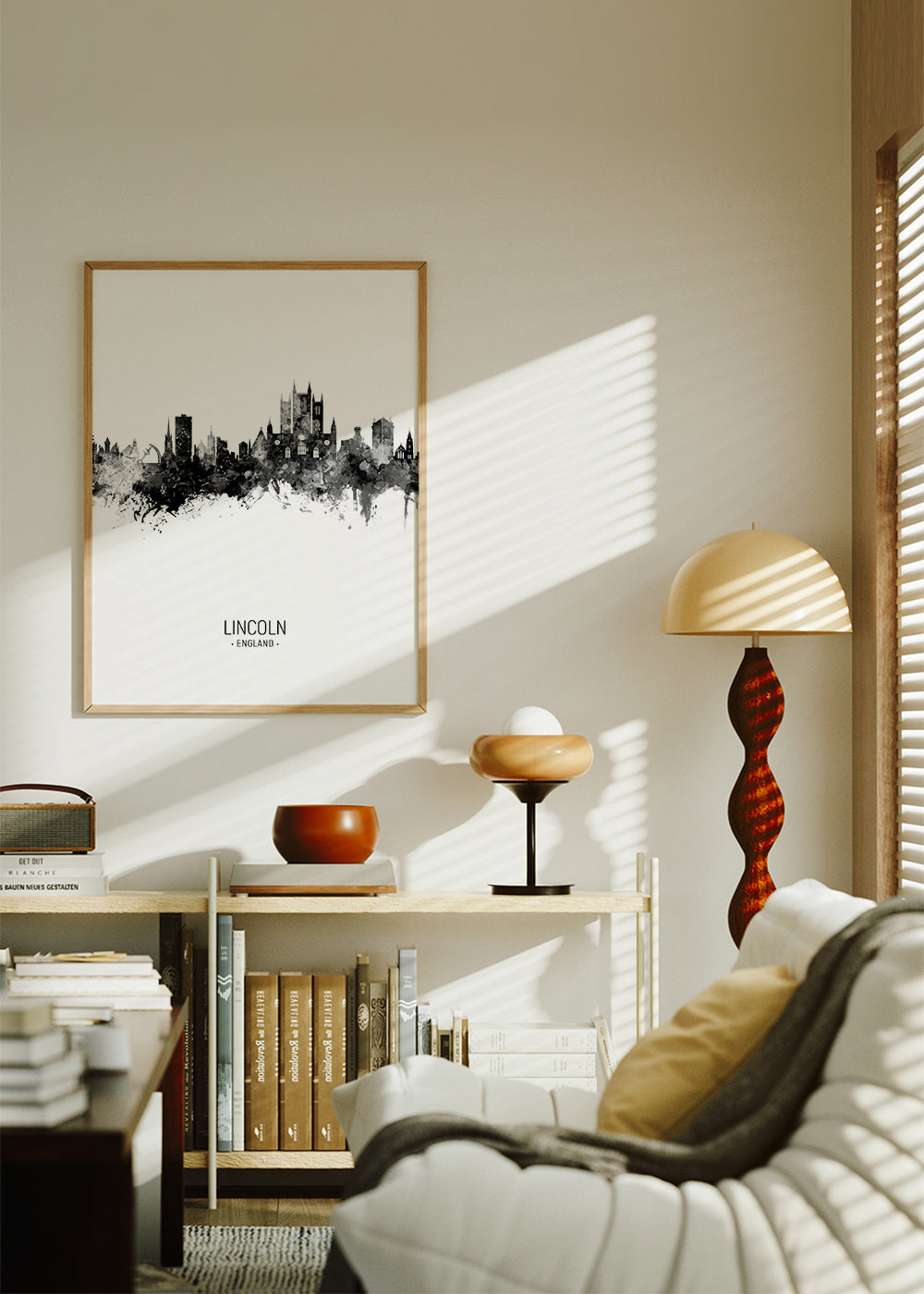 Lincoln Skyline blanc et noir