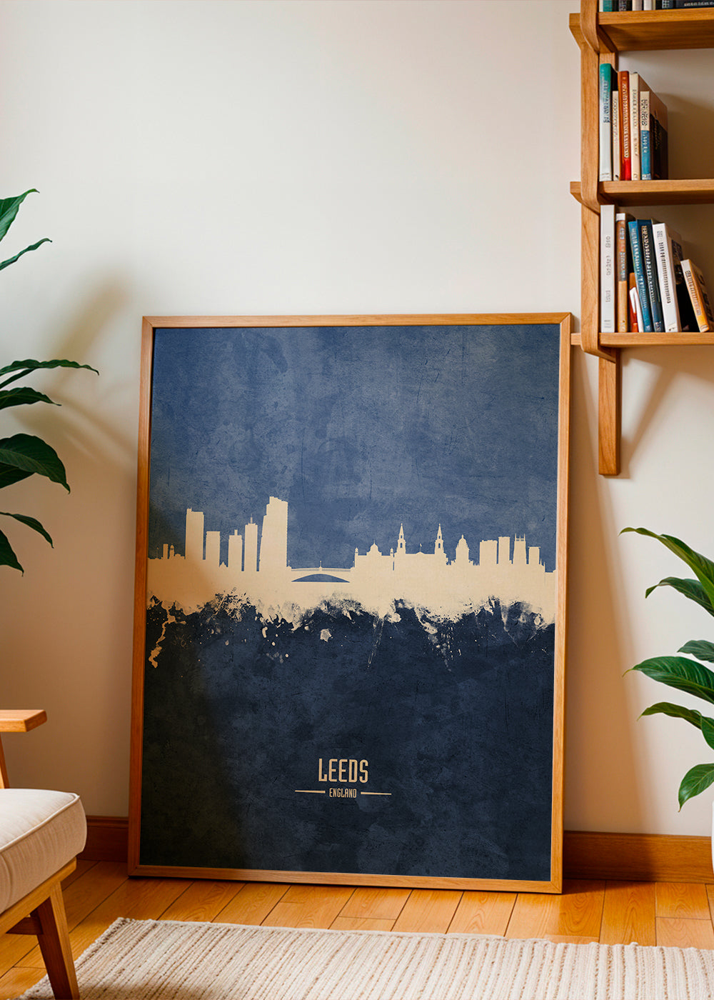 Leeds Skyline bleu