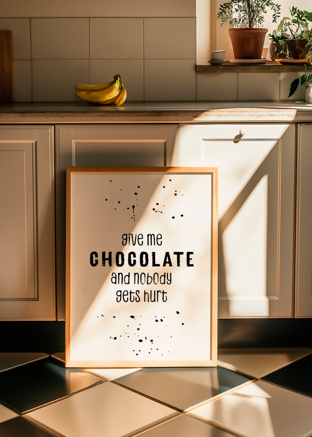 GIVE ME CHOCOLATE AND NOBODY GETS HURT