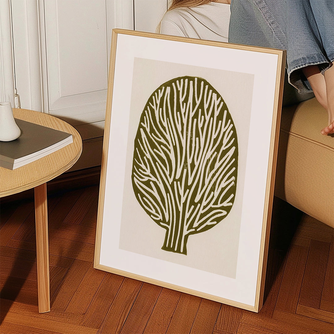 Linocut Tree - Alisa Galitsyna
