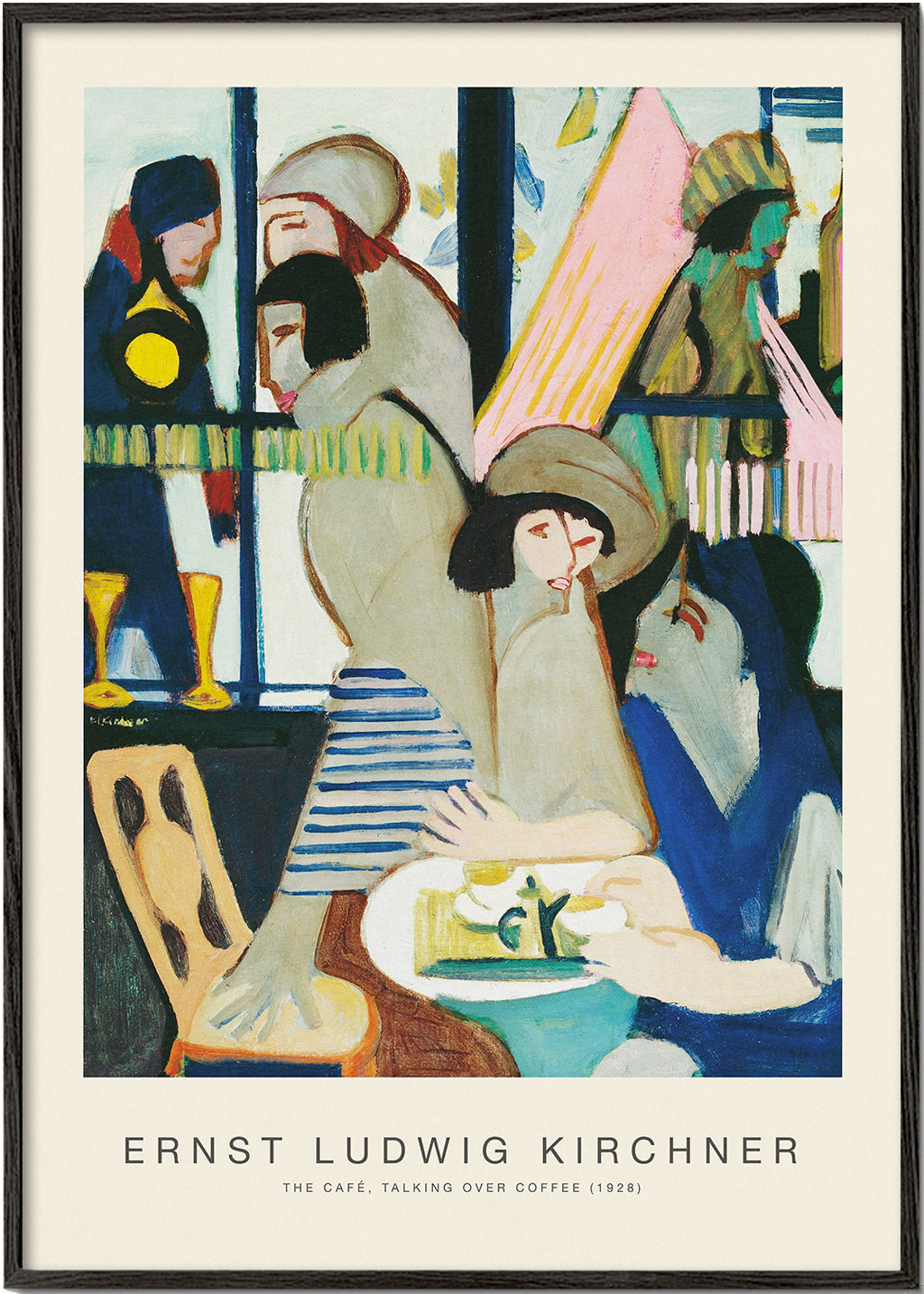 The Café, Talking over Coffee (Special Edition) - Ernst Ludwig Kirchner