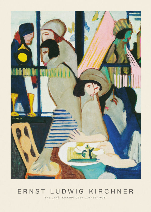 The Café, Talking over Coffee (Special Edition) - Ernst Ludwig Kirchner