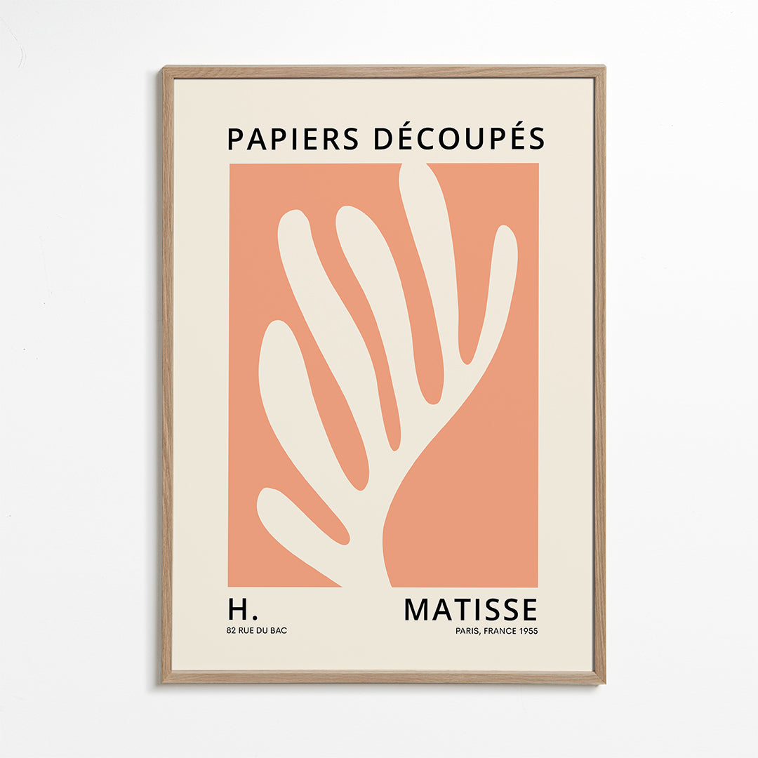 Henri Matisse ORANGE papiers découpés I