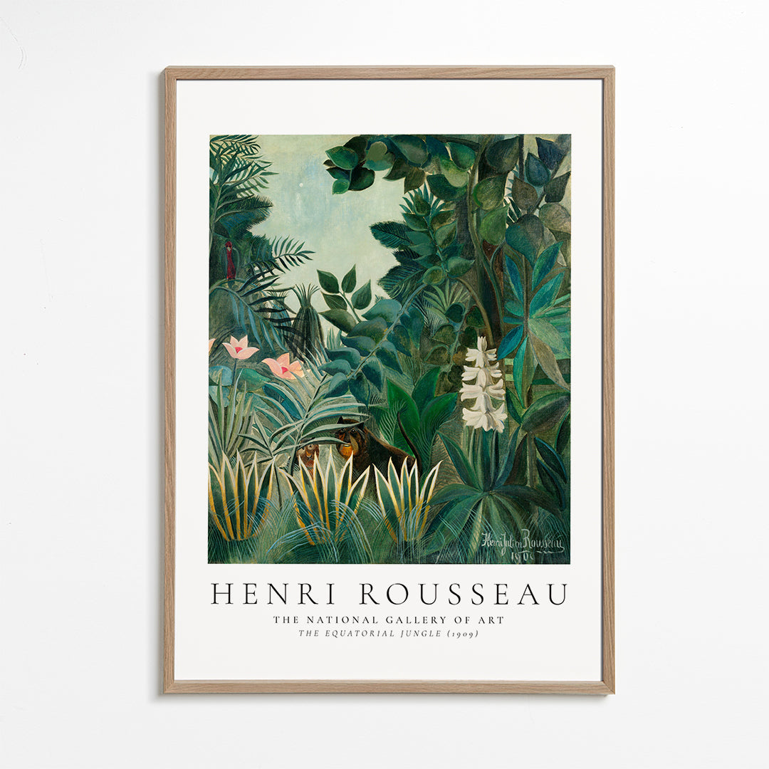 Henri Rousseau The equatorial jungle