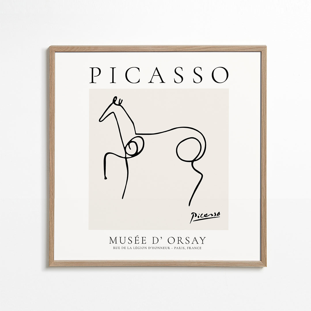 Pablo Picasso Animals Drawing Horse II