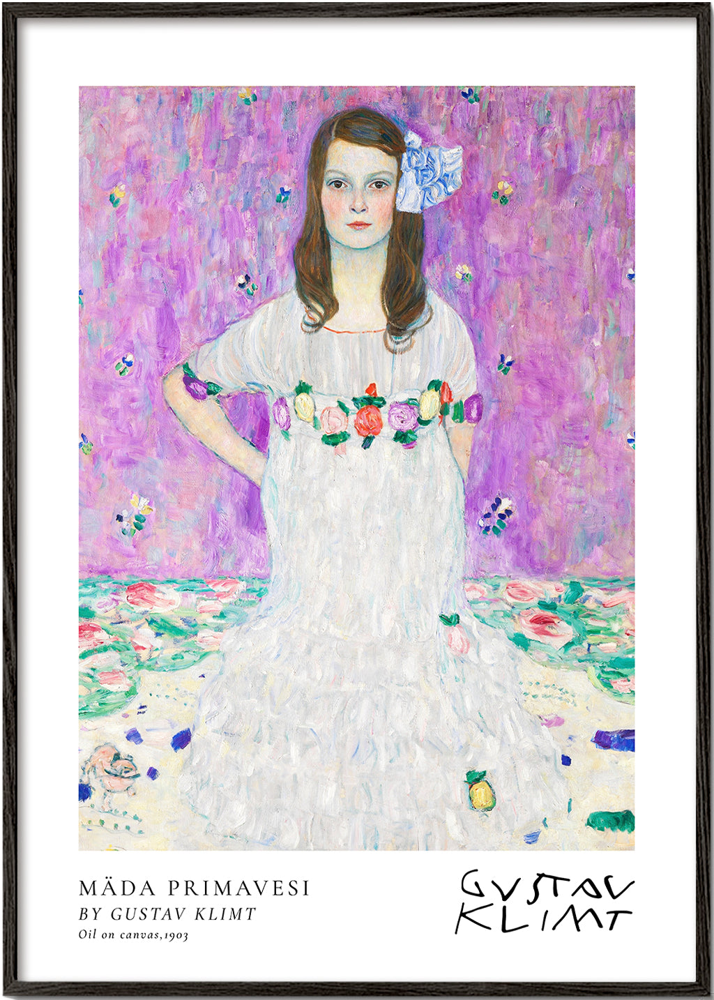 Mäda Primavesi by Gustav Klimt