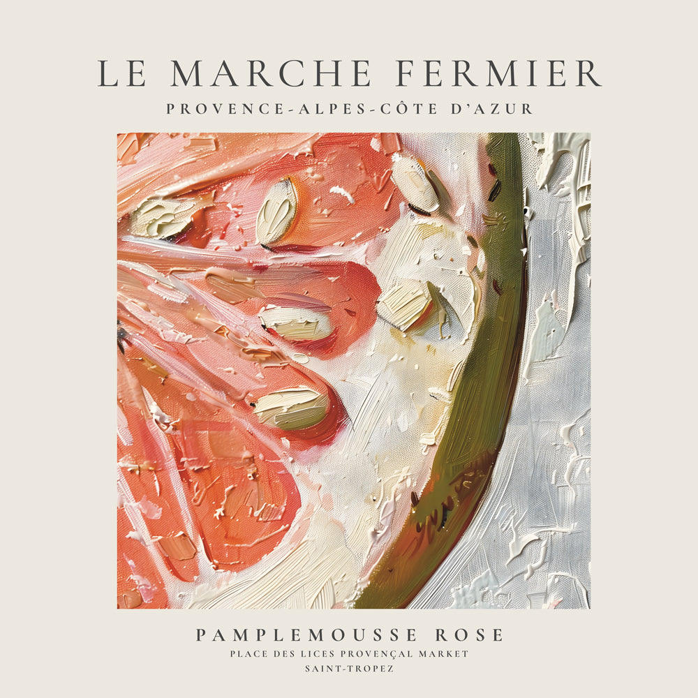 Le marche fermier - PAMPLEMOUSSE ROSE - SQUARE