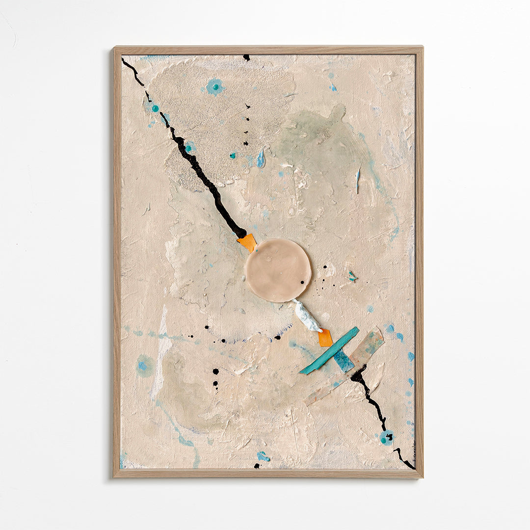 Œuvre abstraite Linea de Vida I