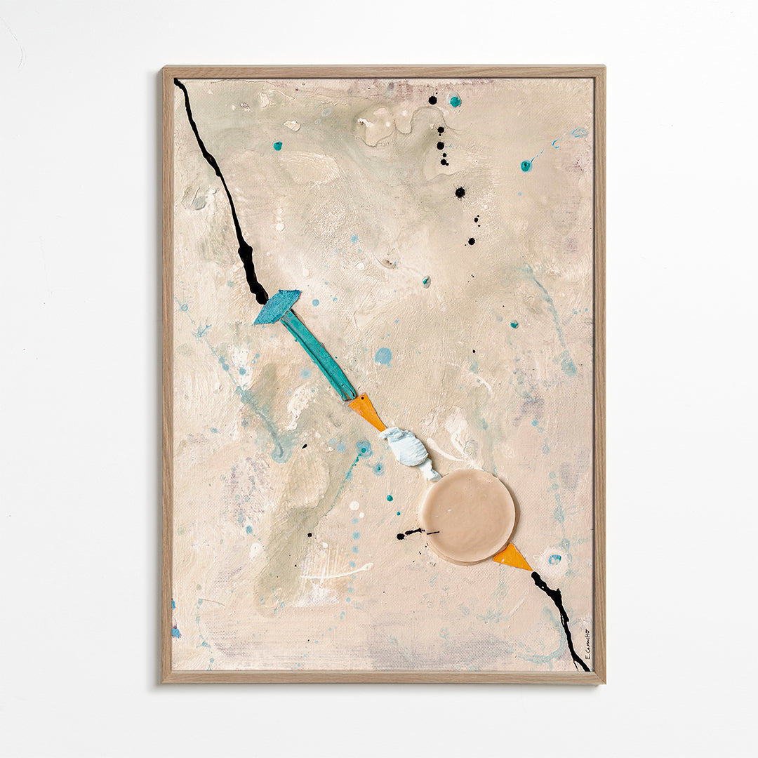 Œuvre abstraite Linea de Vida II