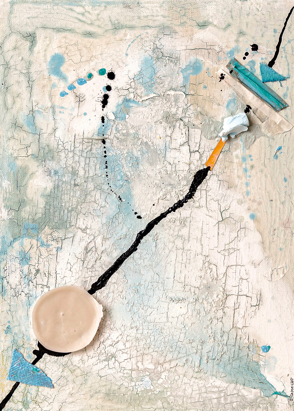 Cuadro abstracto Linea de Vida III_cap