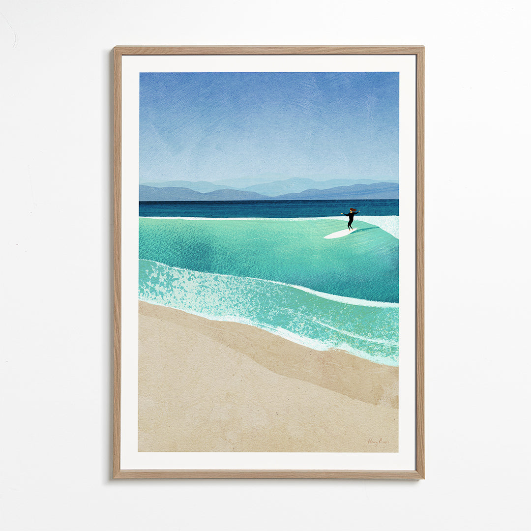 Art de paysage Surfing the perfect wave