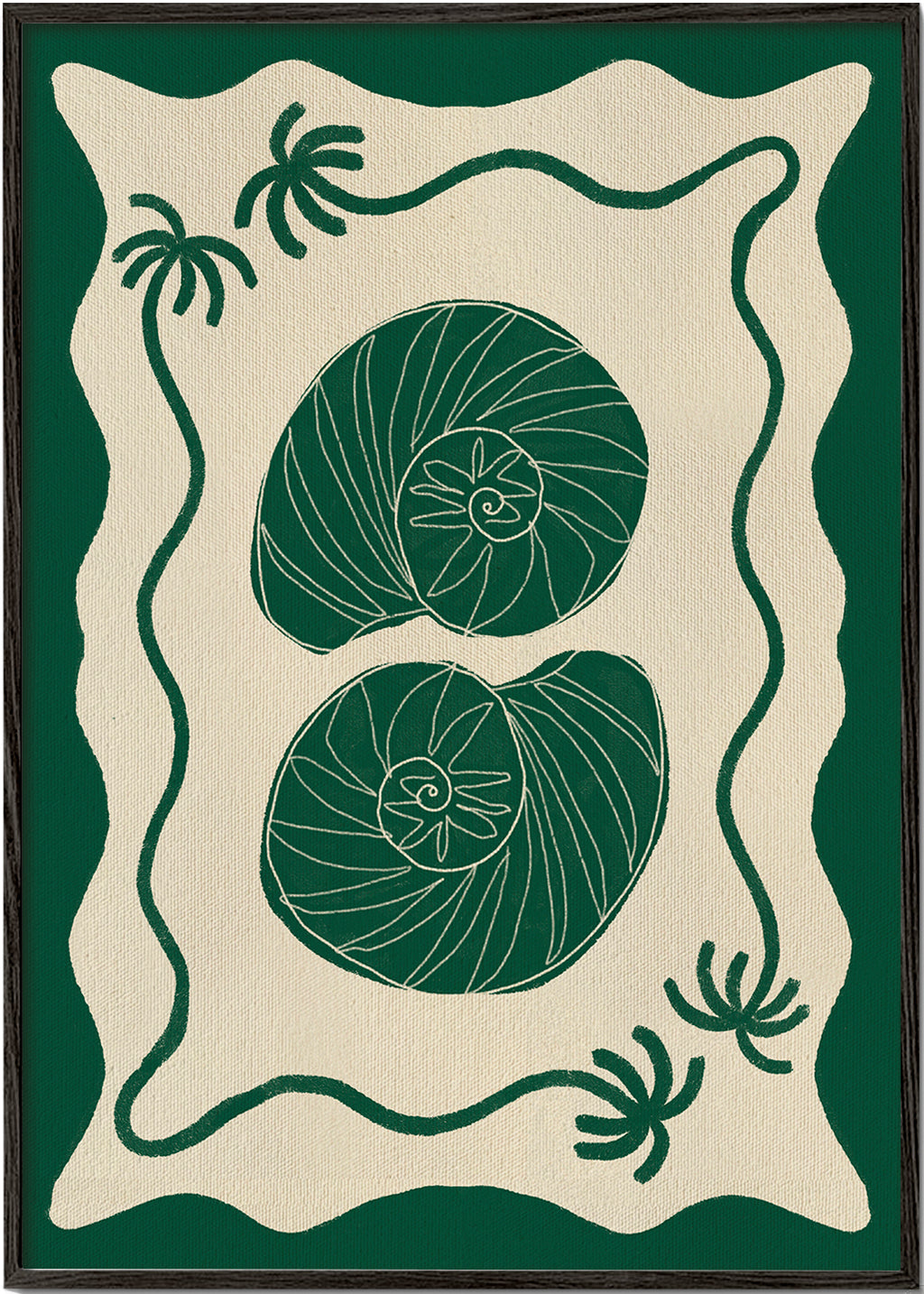 Ilustración Green Seashell Stories_bf
