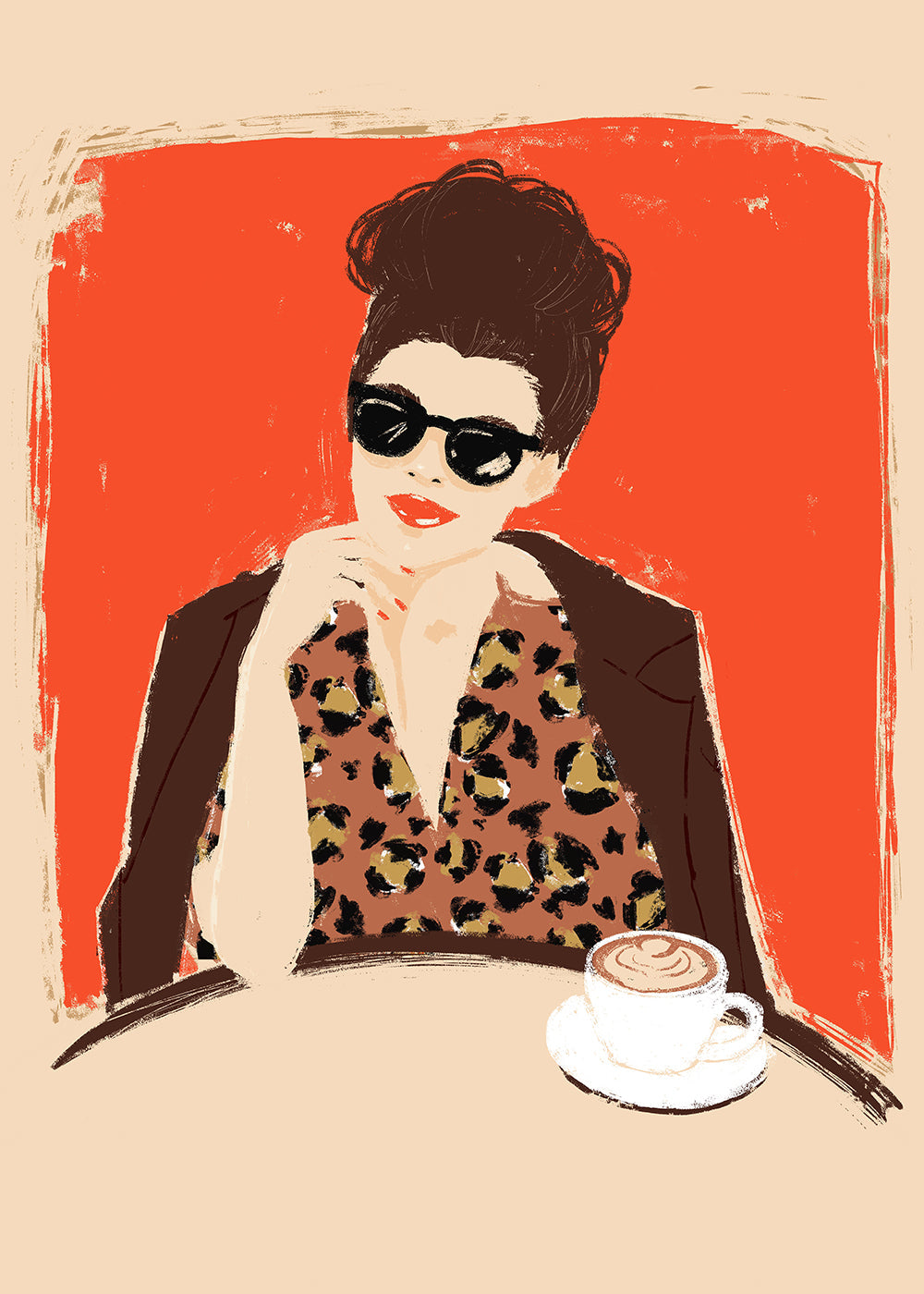 Ilustración At the Café_cap