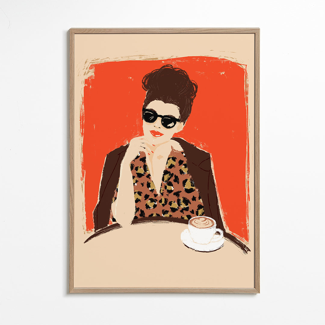 Ilustración At the Café_wf
