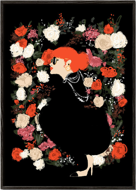 Ilustración Floral Frame_bf