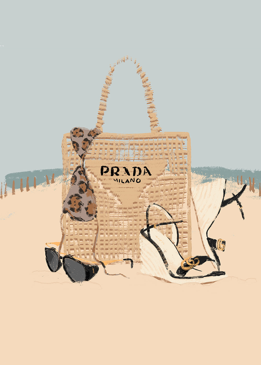 Ilustración The Beach_cap
