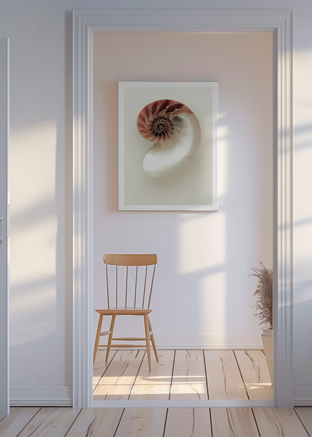 Sea opened snail