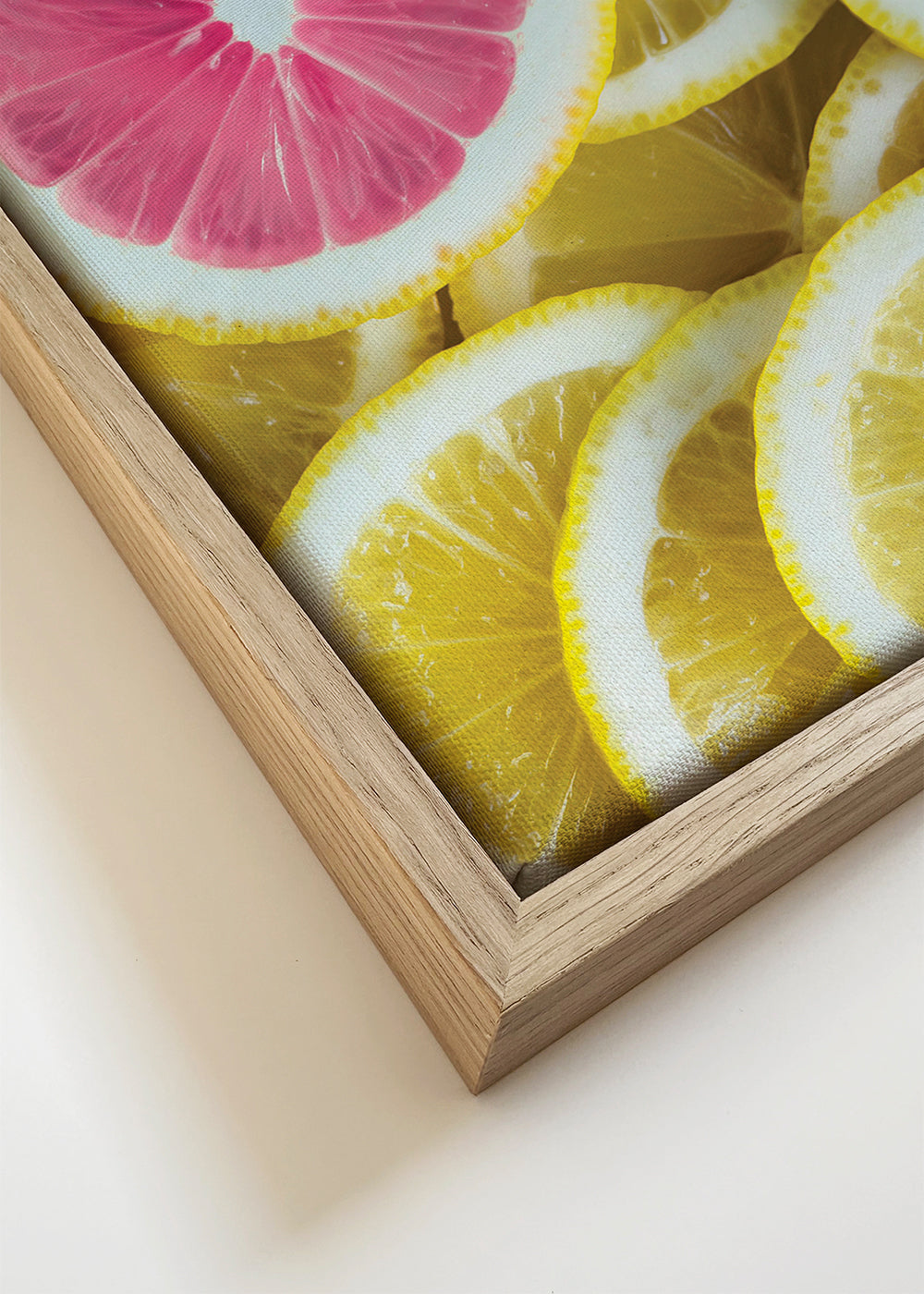 Art de cuisine tranches de citron rose