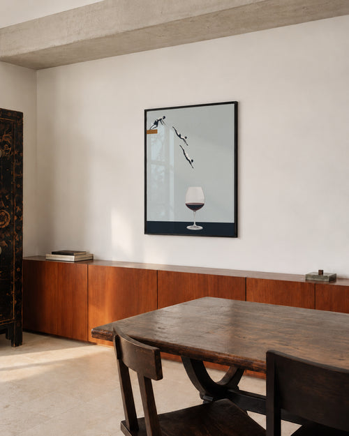 Your best friends forget you get old - Framed poster in an interior