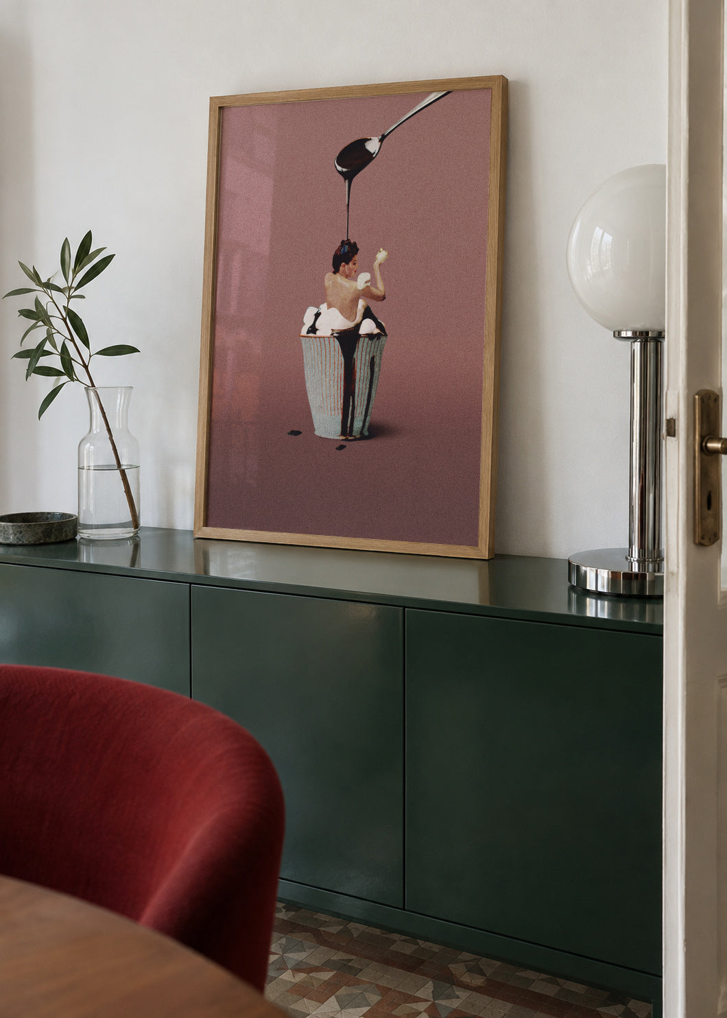 Made for each other - Framed poster in an interior