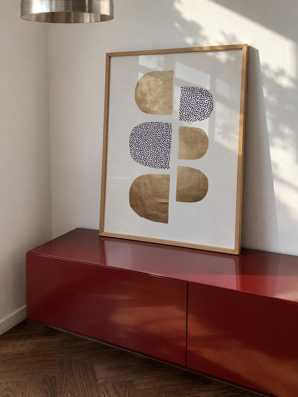 Geometrica No.7 - Framed poster in an interior