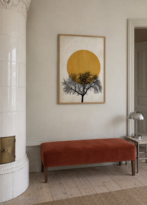Winter sunrise - Poster en ambiente