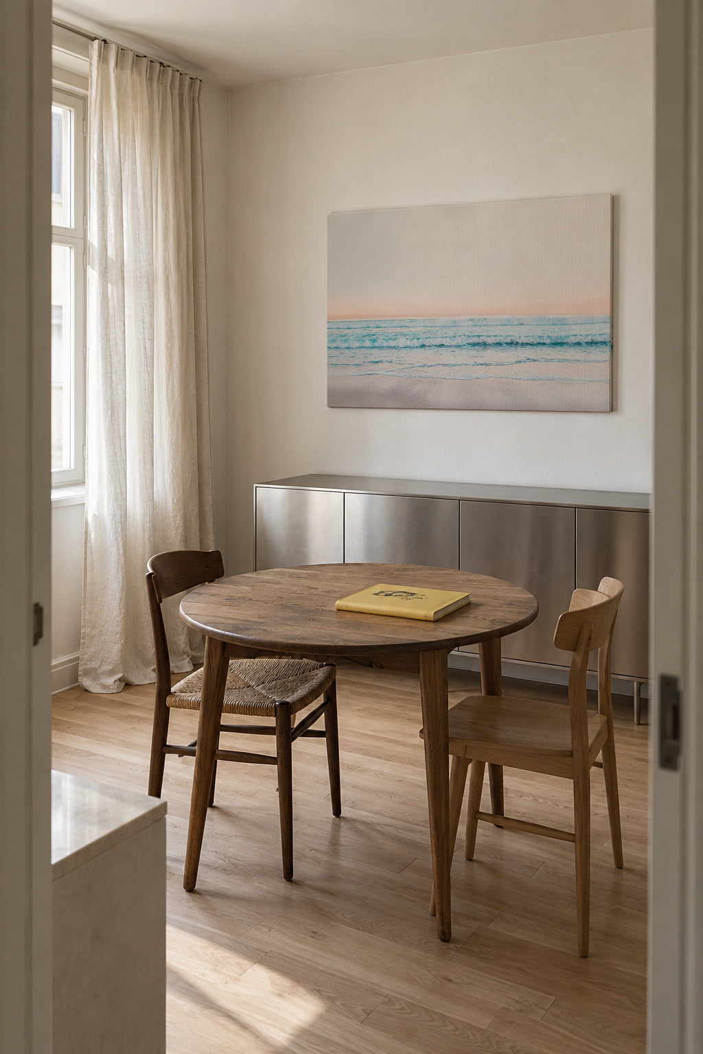 Serene - Unframed canvas in an interior